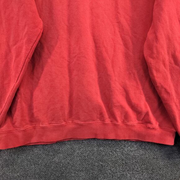Levi's Men's Pullover Sweatshirt Red Medium Crew Neck Regular Fit Vintage USA - Picture 8 of 13